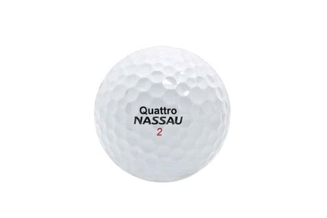 nassau golf balls|Nassau Quattro .